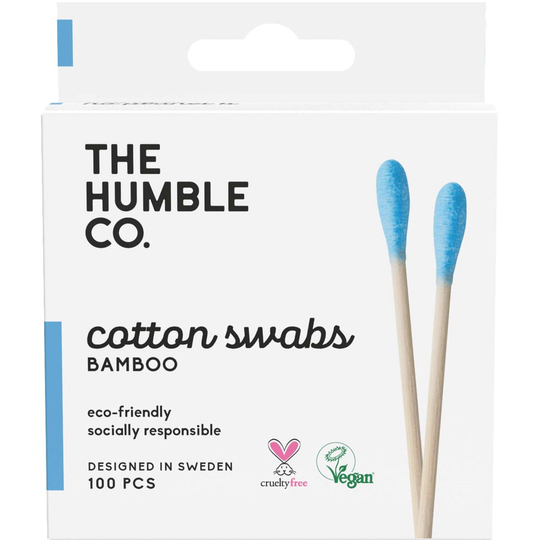 The Humble Co. Humble Natural Cotton Swabs Blue