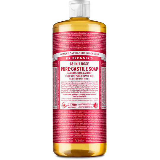 Dr. Bronner's Liquid Soap Rose 945 ml