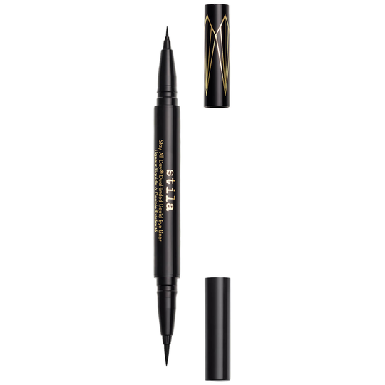 Stila Stay All Day® Dual-Ended Waterproof Liquid Eye Liner 1ml (Various Shades) - Intense Black