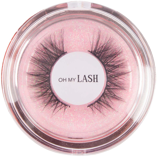 Oh My Lash Faux Mink Strip Lashes Soulmate (Plastic Re-Useable Case)