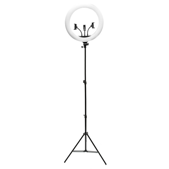 Rio Professional Makeup and Vlogging 18 Inch Dimmable LED Ring Light