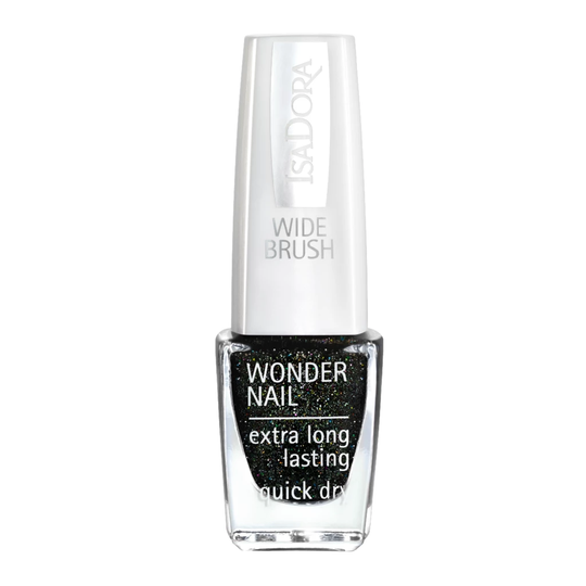 Wonder Nail Polish 728 Black Galaxy