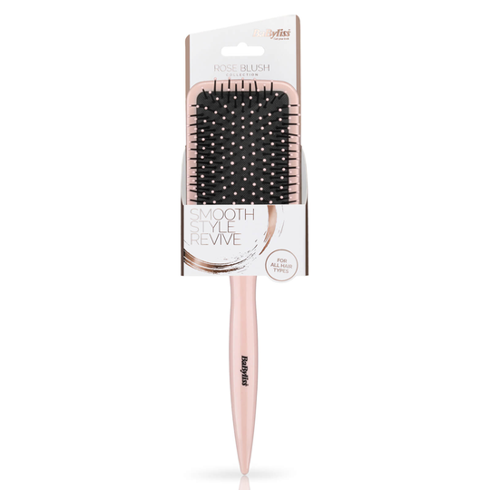 BaByliss Rose Blush Paddle Brush