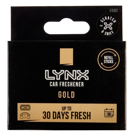 Lynx Gold Refill Luftfräschare för Bilen - 2 stk
