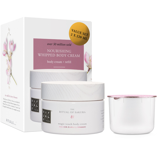 Rituals The Ritual of Sakura Body Cream + Refill Pack 2x220 g