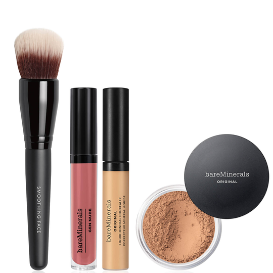 bareMinerals exclusive Clean Beauty Essentials Bundle (Various Shades) - Medium Tan