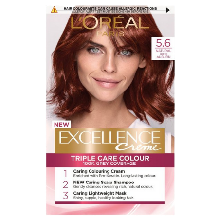 LOreal Förträfflighet Kräm Hårfärg - 5.6 Naturlig Rik Kastanjebrunt
