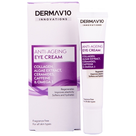 Derma V10 Anti-Ageing Ögonkräm - 15ML