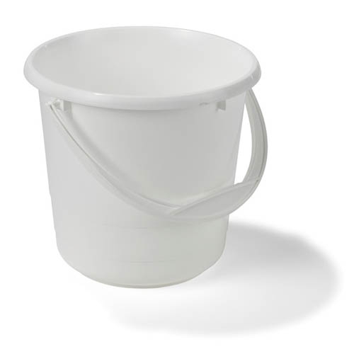 5 Liters Plastspann från Nordiska - Vit