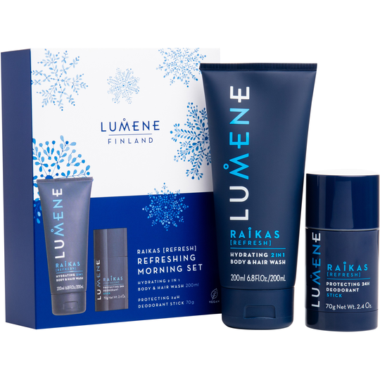 Lumene Men Refreshing Morning Set